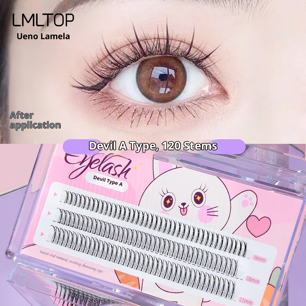 Natural & Wispy Demonic Lash Clusters | Stackable Lower Lash Extensions