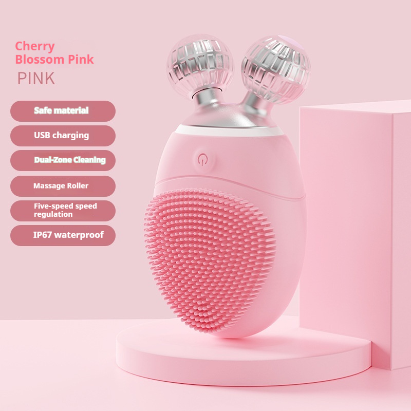 Ionic Technology Facial Cleanser - Deep Cleansing & Brightening Skin Massage Tool