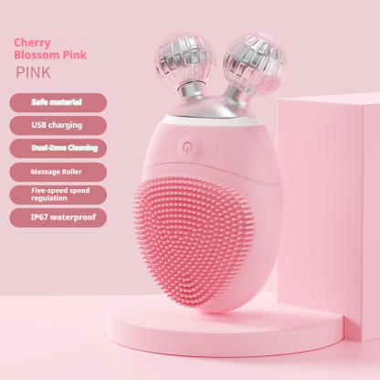 Ionic Technology Facial Cleanser - Deep Cleansing & Brightening Skin Massage Tool