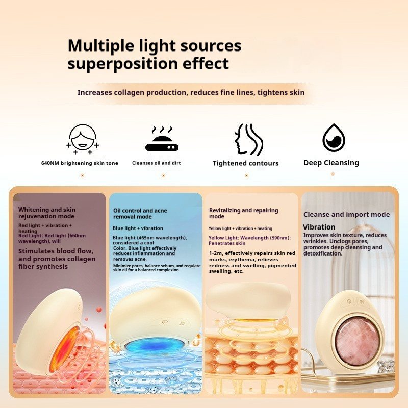 Jade Facial Massager, Portable Face Lifting Roller for Skin Rejuvenation - At-Home Anti-Aging Device to Reduce Wrinkles, Firm Skin & Soothe Face-Lumenessence