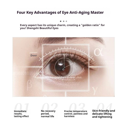 Magic Eye RF Eye Massager - Anti-Aging Eye Care Device for Removing Dark Circles & Puffy Bags, At-Home Facial Lifting Equipment-Lumenessence