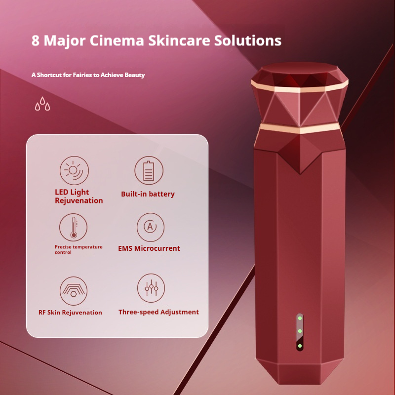 Professional RF Skin Care Device: 3-in-1 Lifting with Microcurrent, EMS & Precise Temperature Control-Lumenessence