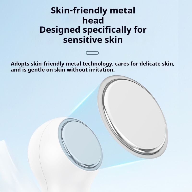 Cryotherapy Facial Massager, Hot Cold Therapy Device for Skin Toning & Deep Cleansing, At-Home Ice Roller to Reduce Puffiness and Tighten Pores-Lumenessence