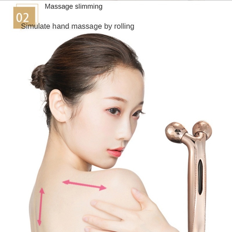 3D V-Lift Facial Roller - Mini Face Massager for Slimming, Skin Rejuvenation & Contouring