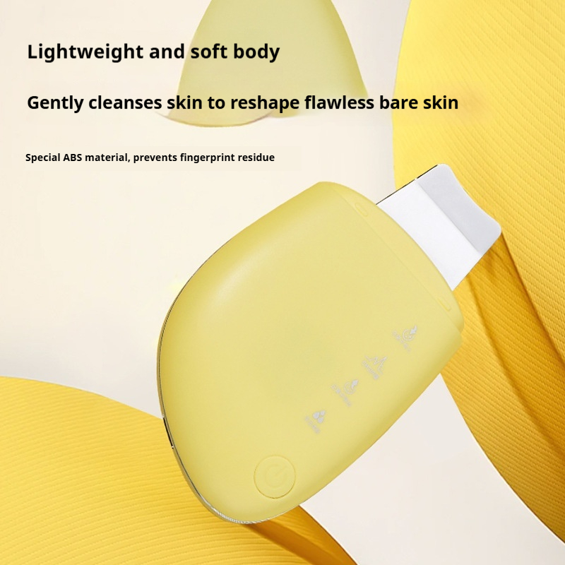 Professional Sonic Facial Spatula - Ultrasonic Pore Vacuum for Blackheads & Dead Skin Removal