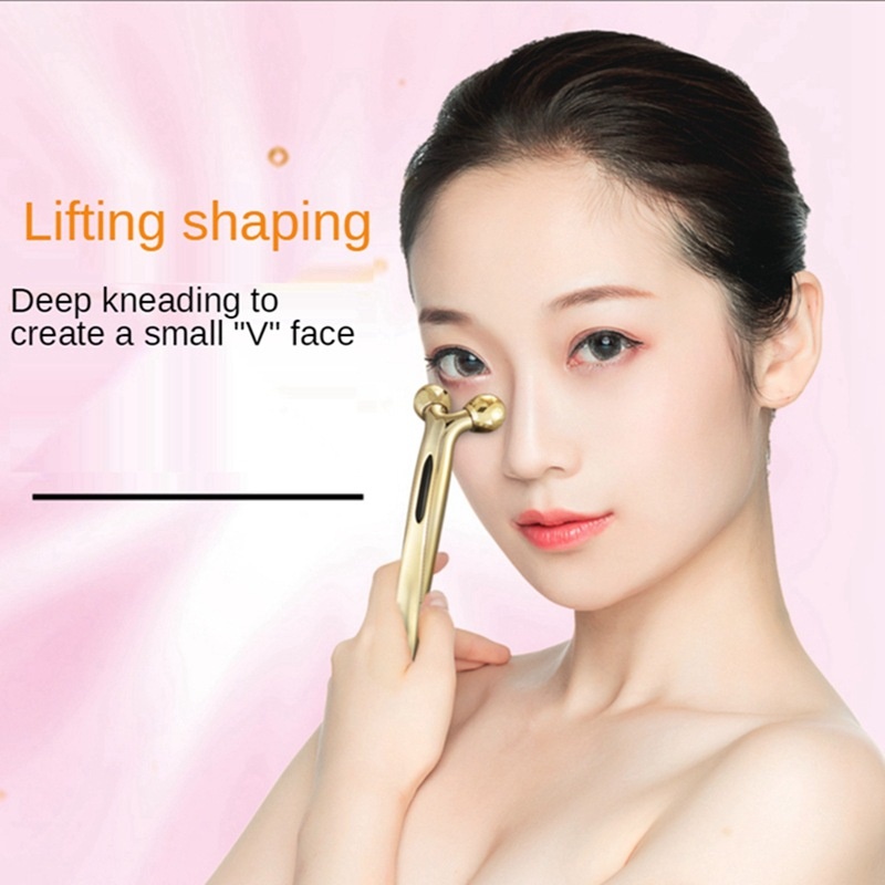 3D V-Lift Facial Roller - Mini Face Massager for Slimming, Skin Rejuvenation & Contouring