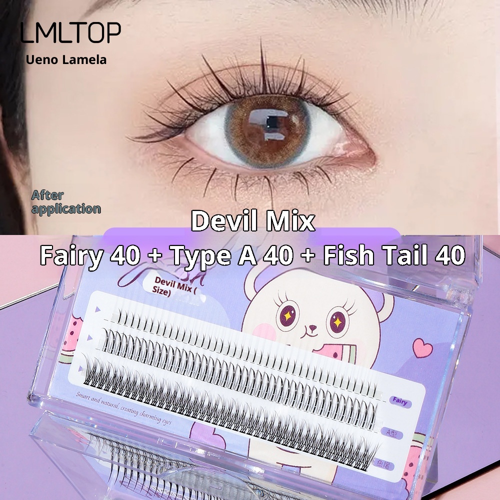 Natural & Wispy Demonic Lash Clusters | Stackable Lower Lash Extensions