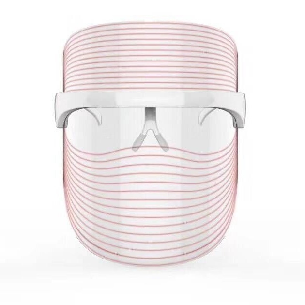 LED Photon Therapy Mask - 7-Color Facial Skin Rejuvenation Device, Rechargeable Home Use Light Therapy-Lumenessence