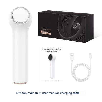 Cryotherapy Facial Massager, Hot Cold Therapy Device for Skin Toning & Deep Cleansing, At-Home Ice Roller to Reduce Puffiness and Tighten Pores-Lumenessence