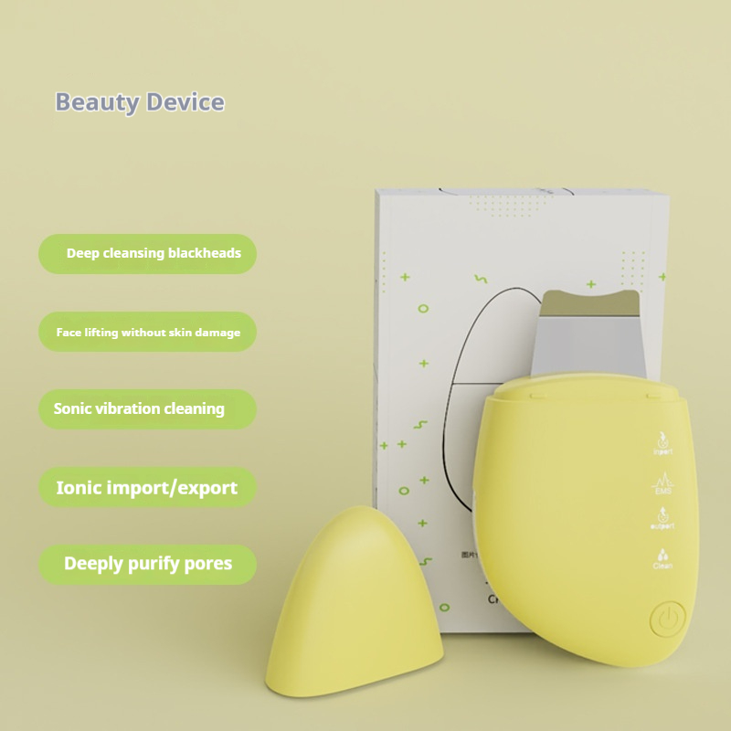 Professional Sonic Facial Spatula - Ultrasonic Pore Vacuum for Blackheads & Dead Skin Removal