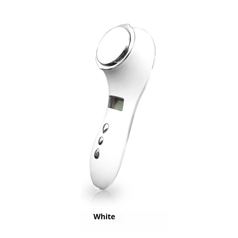 Facial Steamer & Massager, Hot Cold Iontophoresis Device for Anti-Aging & Pore Minimizing, with Heat Therapy-Lumenessence