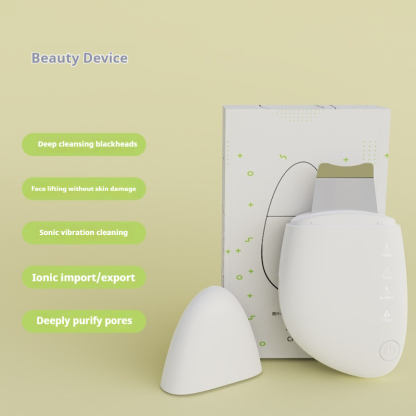 Professional Sonic Facial Spatula - Ultrasonic Pore Vacuum for Blackheads & Dead Skin Removal
