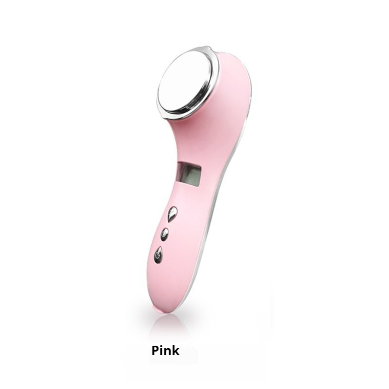 Facial Steamer & Massager, Hot Cold Iontophoresis Device for Anti-Aging & Pore Minimizing, with Heat Therapy-Lumenessence