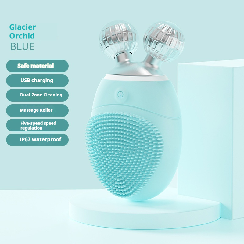 Ionic Technology Facial Cleanser - Deep Cleansing & Brightening Skin Massage Tool