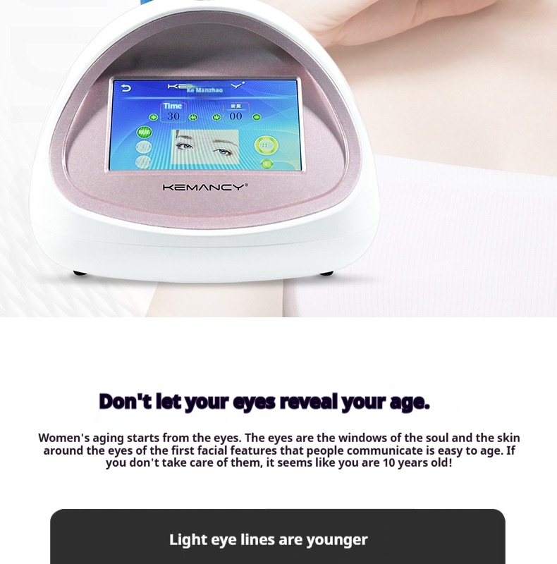 Magic Eye RF Eye Massager - Anti-Aging Eye Care Device for Removing Dark Circles & Puffy Bags, At-Home Facial Lifting Equipment-Lumenessence
