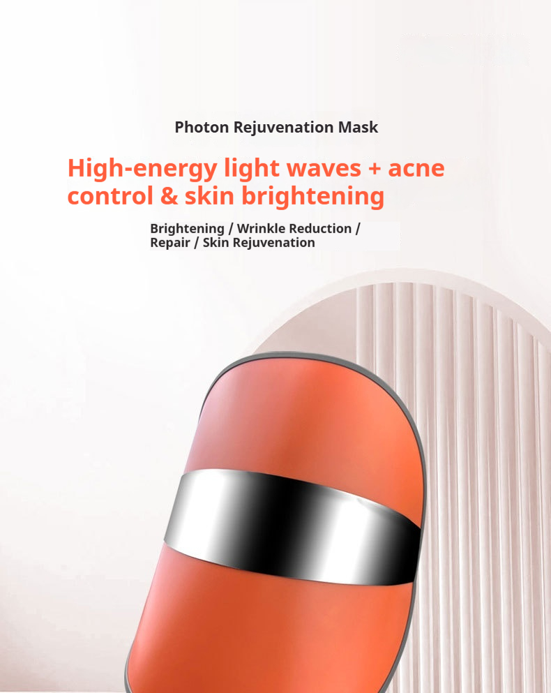 Professional LED Light Therapy Mask - Anti-Aging & Skin Tightening Facial Device for Rejuvenation and Radiance-Lumenessence