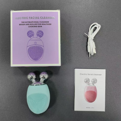 Ionic Technology Facial Cleanser - Deep Cleansing & Brightening Skin Massage Tool