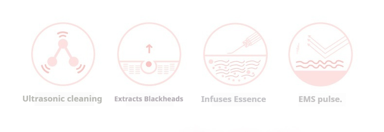 Ultrasonic Skin Spatula, Ionic Facial Cleansing & Lifting Device, Pore Cleaner & Serum Booster