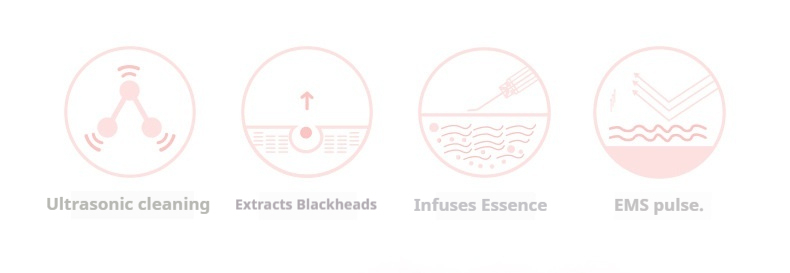 Ultrasonic Skin Spatula, Ionic Facial Cleansing & Lifting Device, Pore Cleaner & Serum Booster