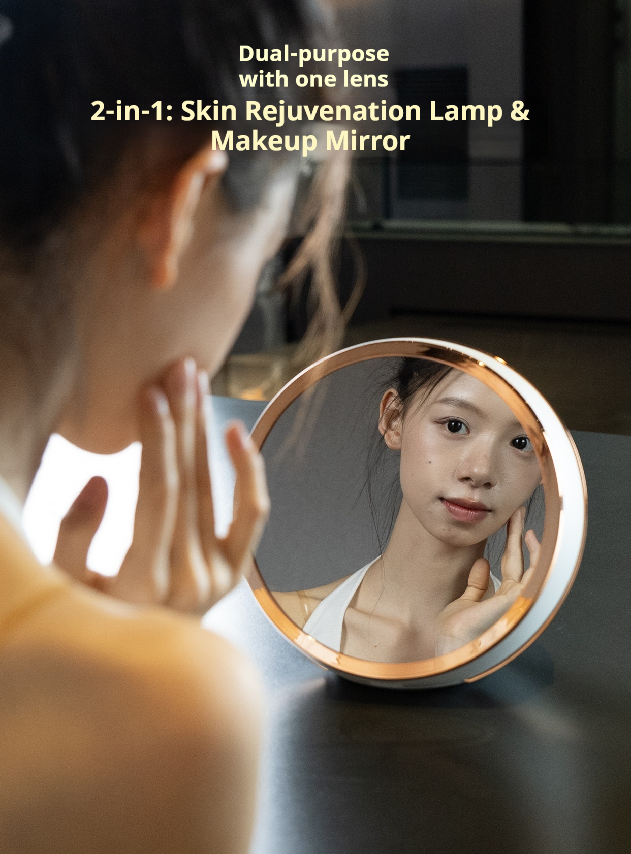 7-Color LED Photon Therapy Device - Near Infrared Facial Light Machine for Skin Rejuvenation & Dark Spot Removal-Lumenessence