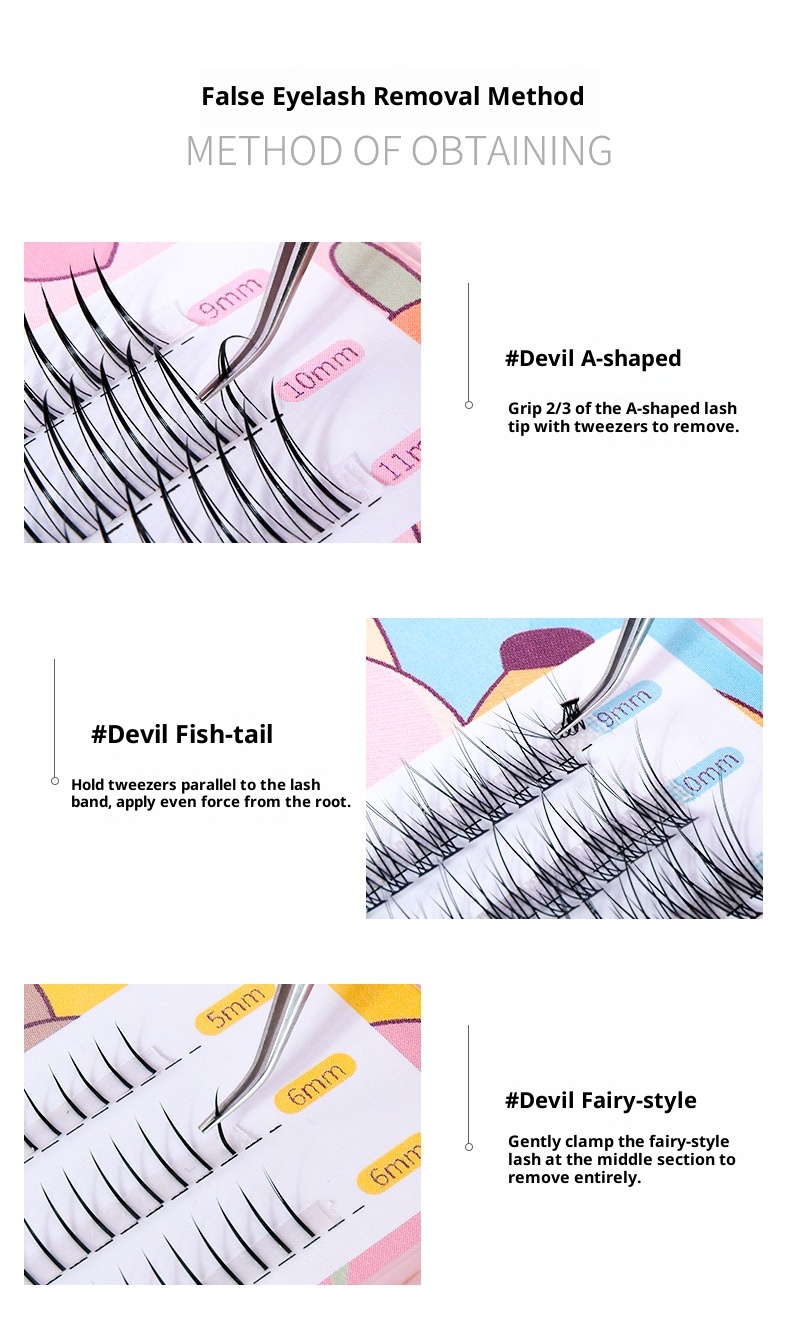 Natural & Wispy Demonic Lash Clusters | Stackable Lower Lash Extensions