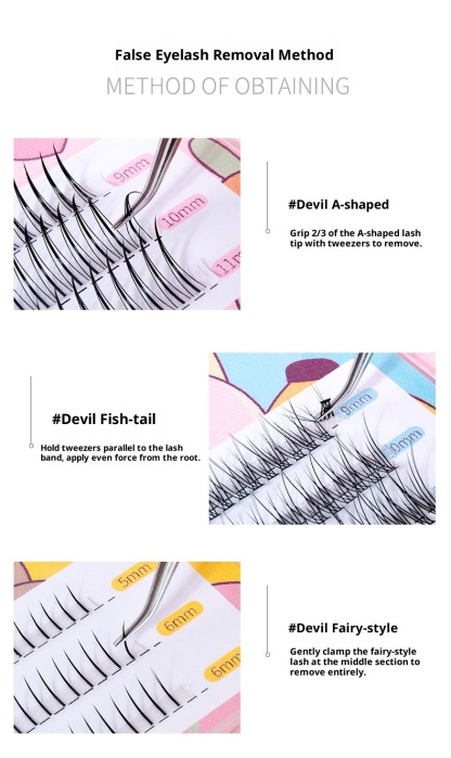 Natural & Wispy Demonic Lash Clusters | Stackable Lower Lash Extensions