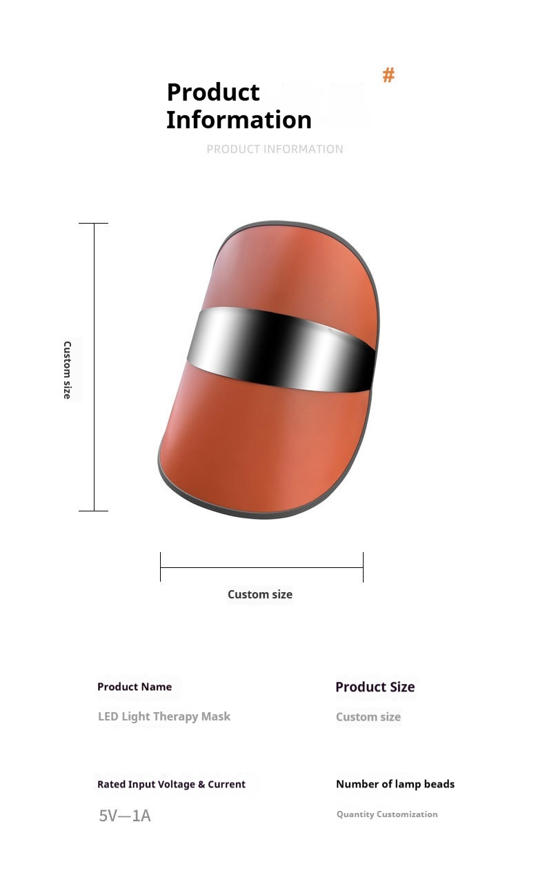Professional LED Light Therapy Mask - Anti-Aging & Skin Tightening Facial Device for Rejuvenation and Radiance-Lumenessence