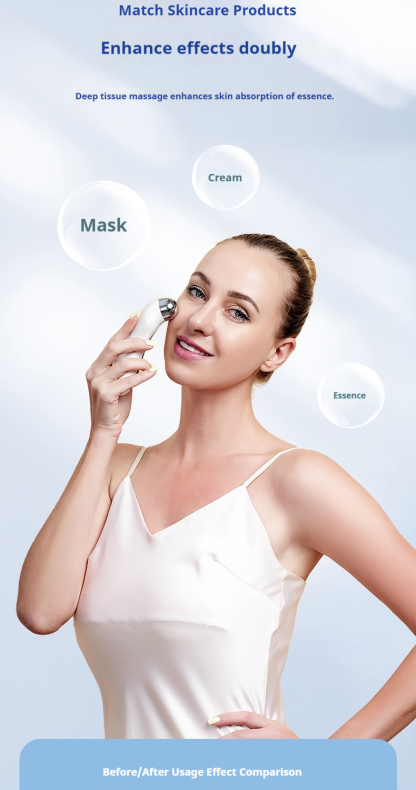 V-Line Shaping Device - Professional Facial Lifting Roller with EMS & LED Light Therapy for a Tighter, Youthful Look-Lumenessence