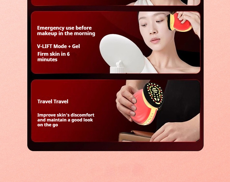 Microcurrent Facial Device - Lifting, Firming & Anti-Aging with Nano-Ion Infusion