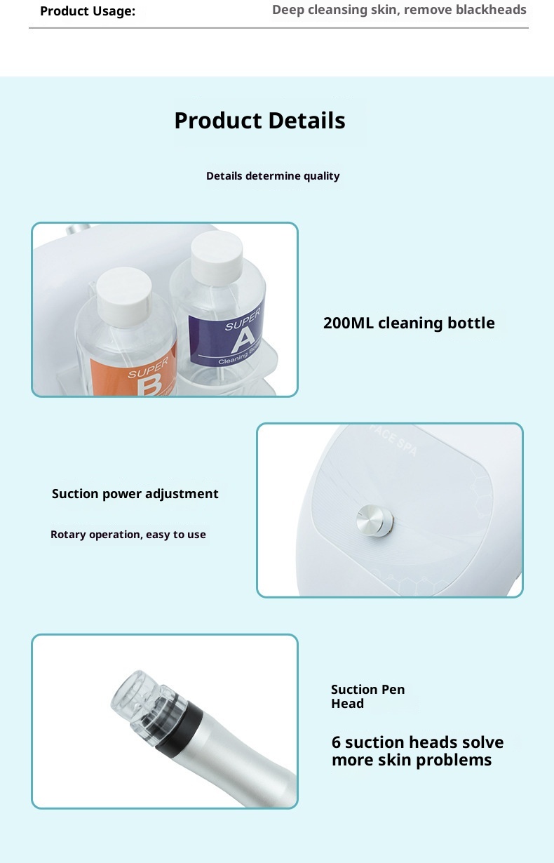 Professional Pore Vacuum: Blackhead & Comedone Extractor Machine for Deep Cleaning Facial Spa | Salon-Grade Suction Tool-Lumenessence