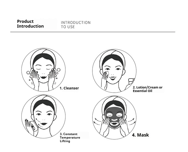 2-in-1 Cold and Hot Facial Device - with EMS Microcurrent for Sculpting & Depuffing