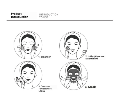 2-in-1 Cold and Hot Facial Device - with EMS Microcurrent for Sculpting & Depuffing