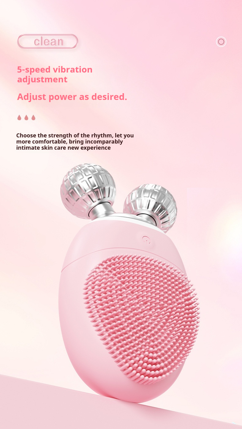 Ionic Technology Facial Cleanser - Deep Cleansing & Brightening Skin Massage Tool