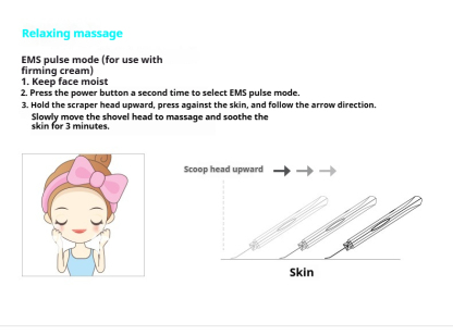 Ultrasonic Skin Spatula, Ionic Facial Cleansing & Lifting Device, Pore Cleaner & Serum Booster