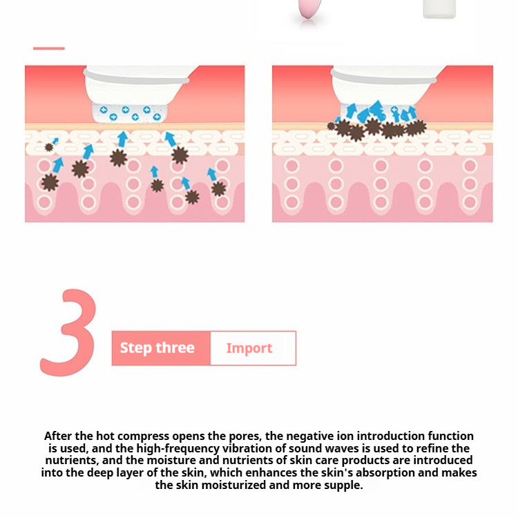 Facial Steamer & Massager, Hot Cold Iontophoresis Device for Anti-Aging & Pore Minimizing, with Heat Therapy-Lumenessence
