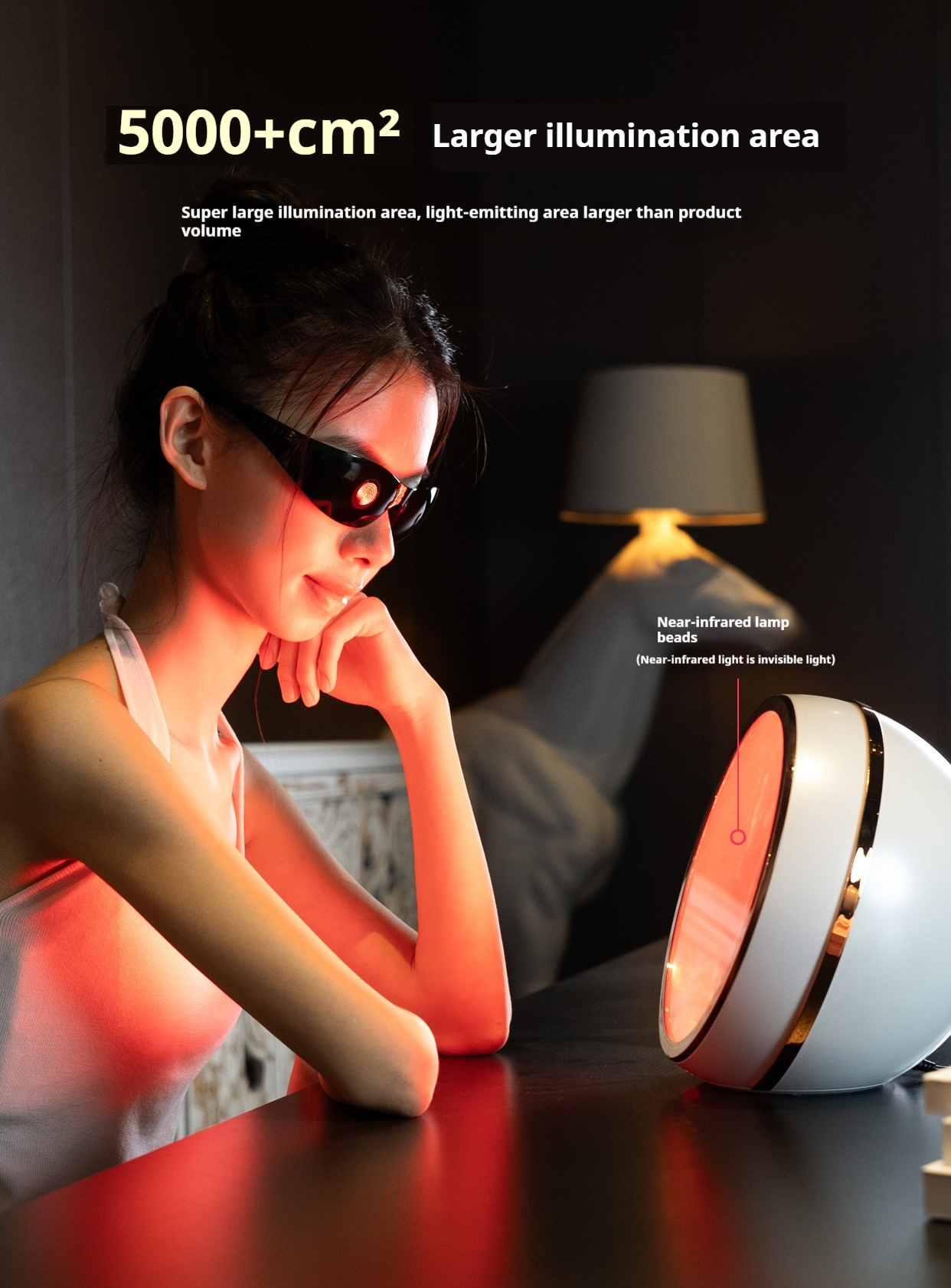 7-Color LED Photon Therapy Device - Near Infrared Facial Light Machine for Skin Rejuvenation & Dark Spot Removal-Lumenessence