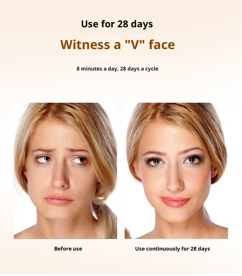 3D V-Lift Facial Roller - Mini Face Massager for Slimming, Skin Rejuvenation & Contouring