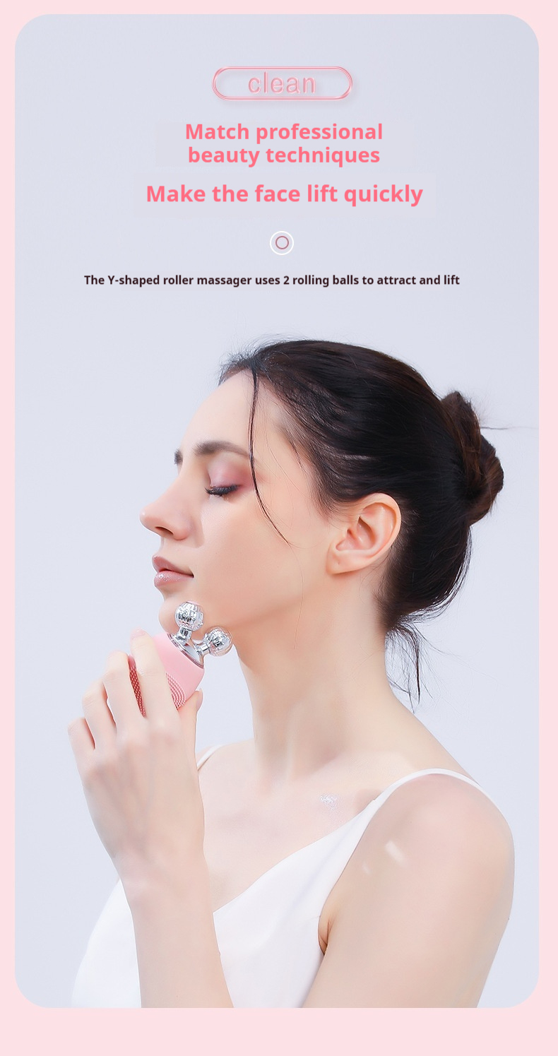 Ionic Technology Facial Cleanser - Deep Cleansing & Brightening Skin Massage Tool