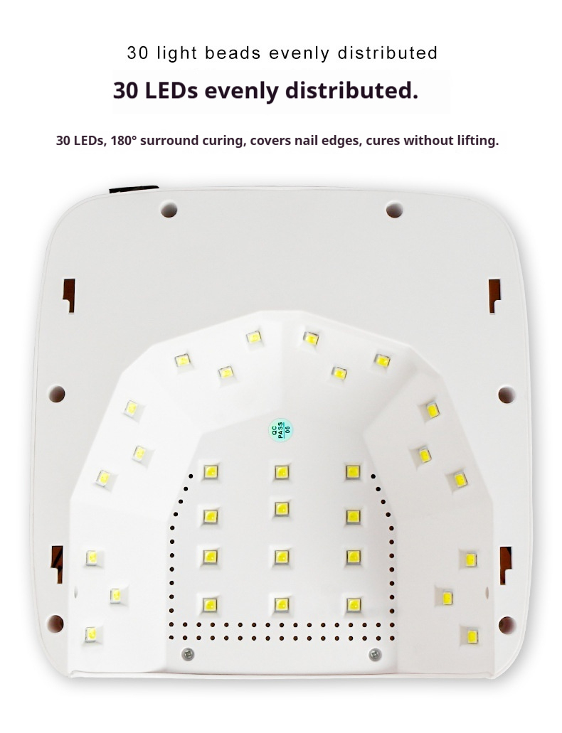 S10 Pro Cordless LED Nail Lamp - Auto Sensor, Fast Curing for Gel Polish, Rechargeable Manicure Light-Lumenessence