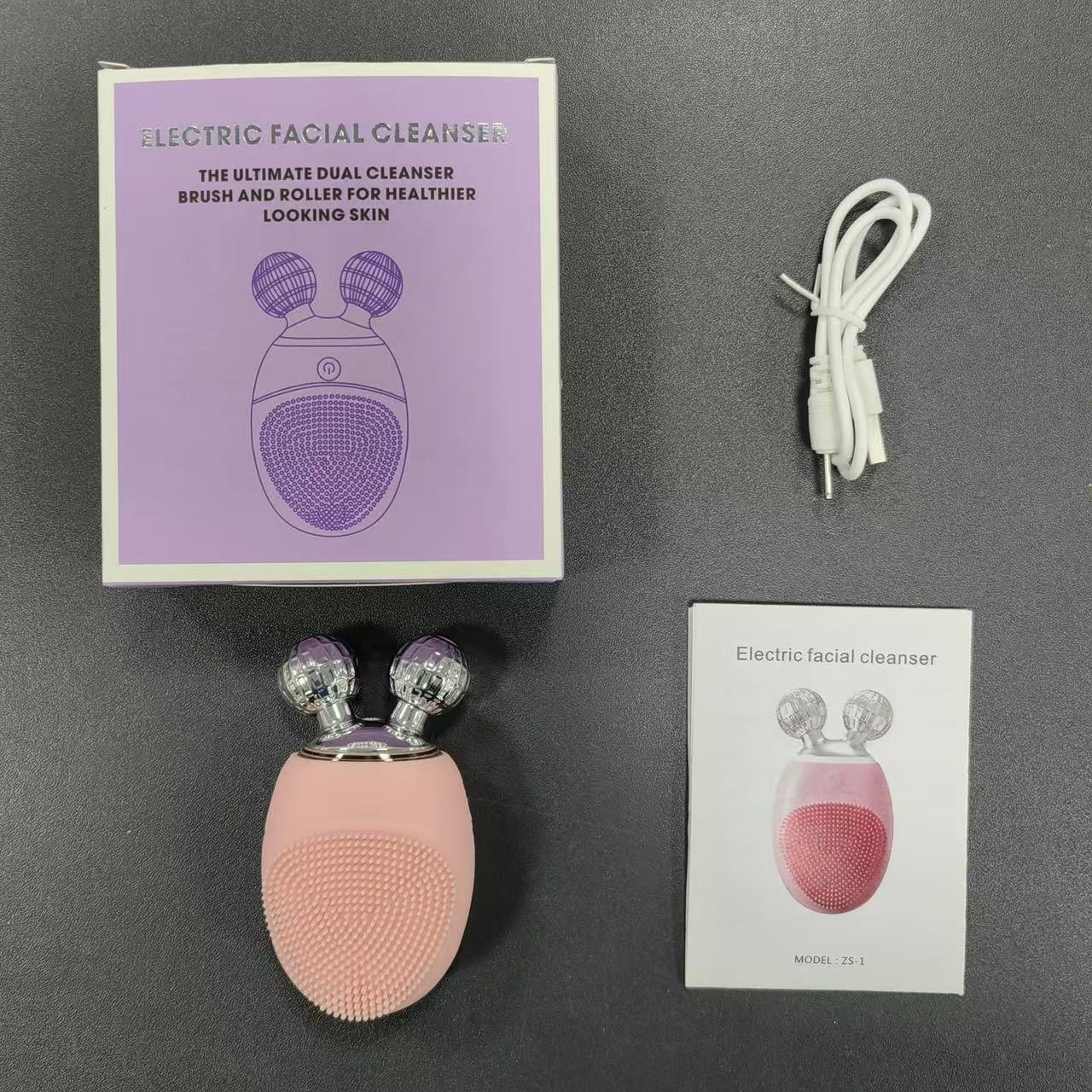 Ionic Technology Facial Cleanser - Deep Cleansing & Brightening Skin Massage Tool