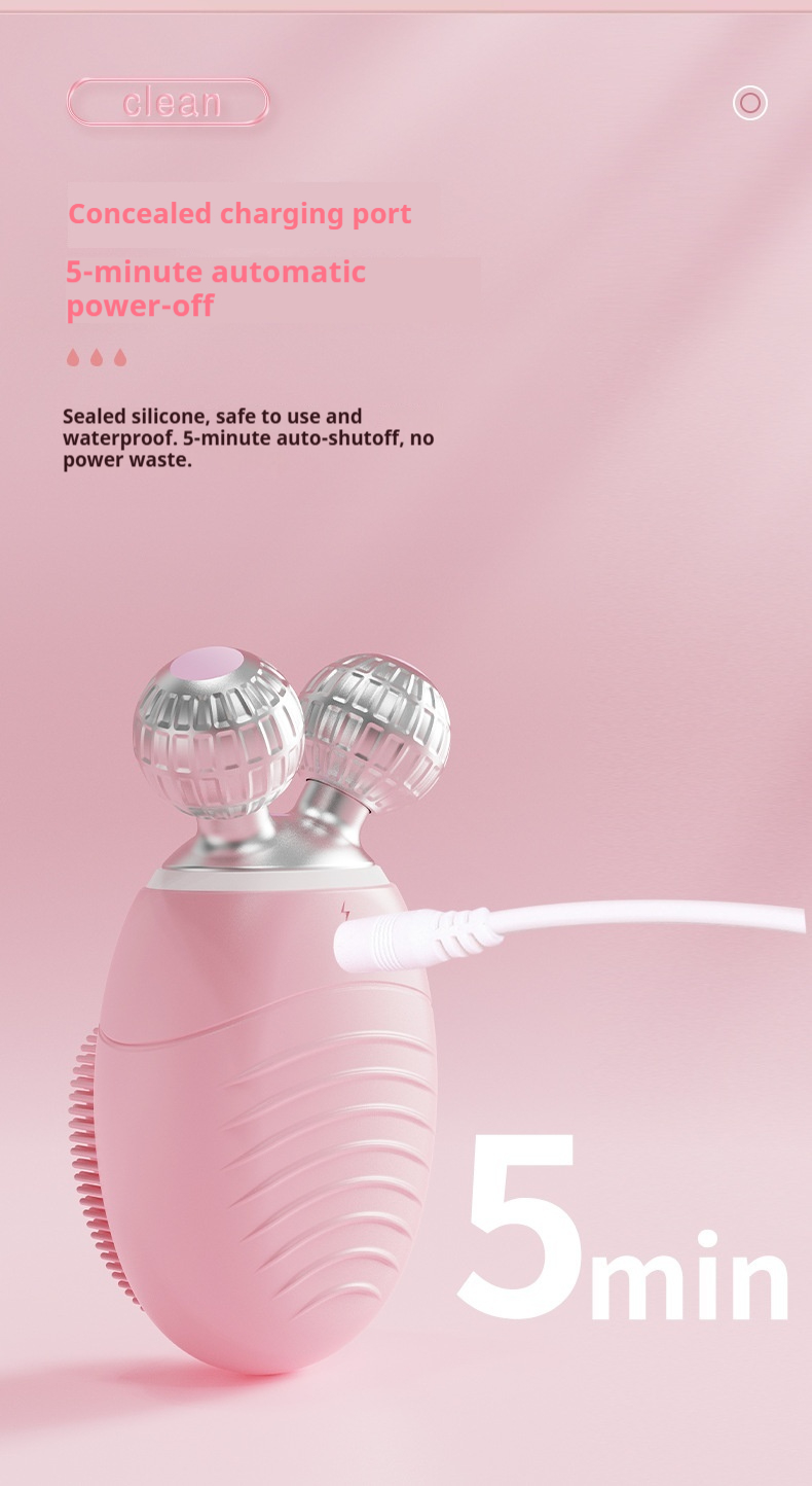 Ionic Technology Facial Cleanser - Deep Cleansing & Brightening Skin Massage Tool