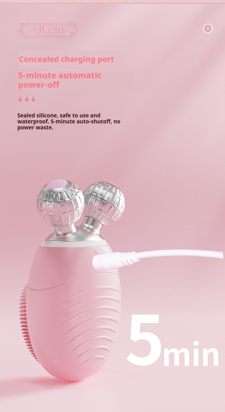 Ionic Technology Facial Cleanser - Deep Cleansing & Brightening Skin Massage Tool