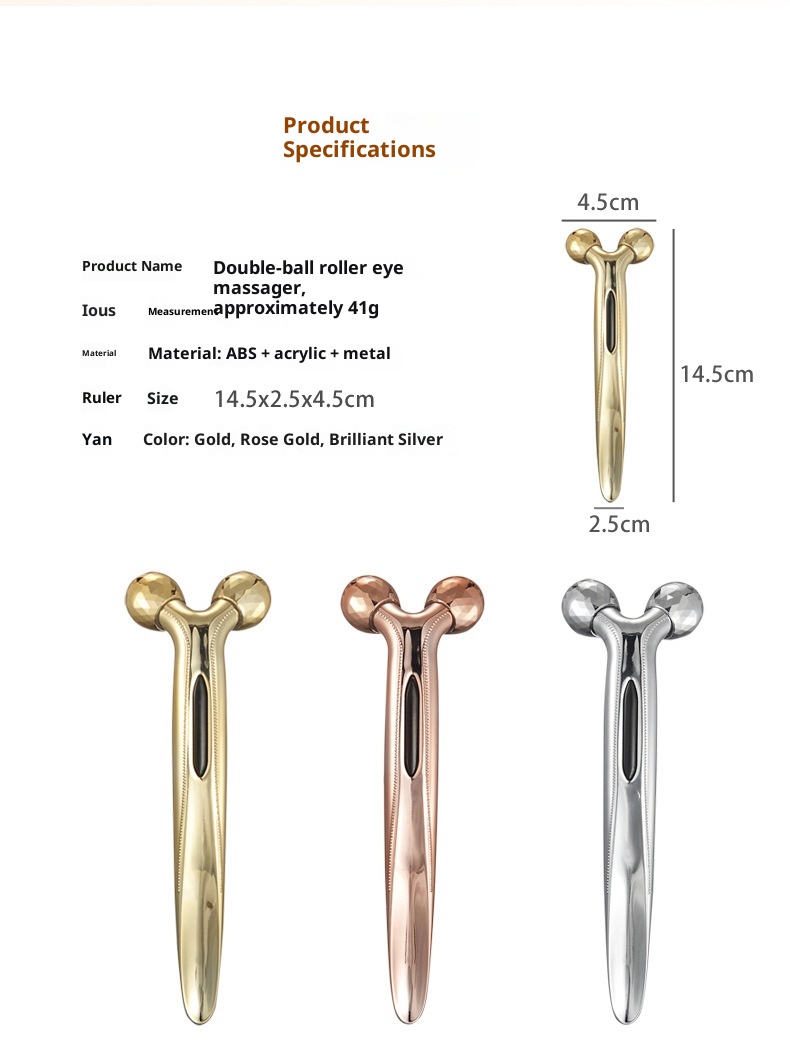 3D V-Lift Facial Roller - Mini Face Massager for Slimming, Skin Rejuvenation & Contouring