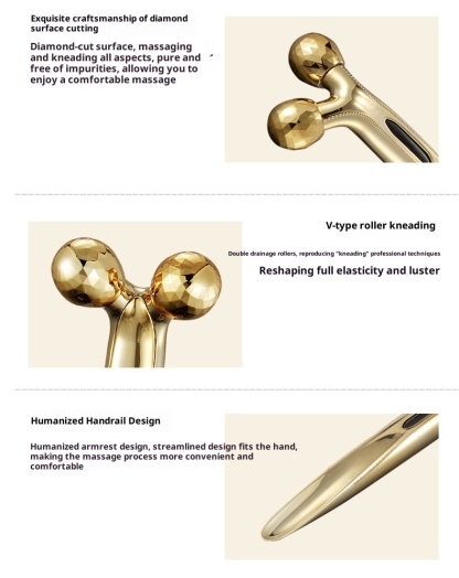 3D V-Lift Facial Roller - Mini Face Massager for Slimming, Skin Rejuvenation & Contouring