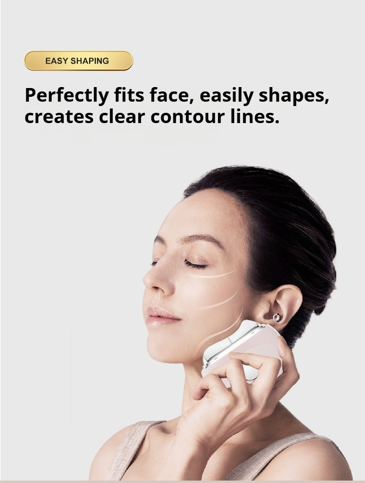 2-in-1 Cold and Hot Facial Device - with EMS Microcurrent for Sculpting & Depuffing
