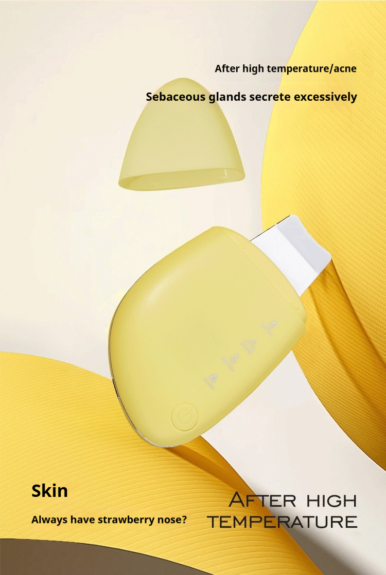 Professional Sonic Facial Spatula - Ultrasonic Pore Vacuum for Blackheads & Dead Skin Removal