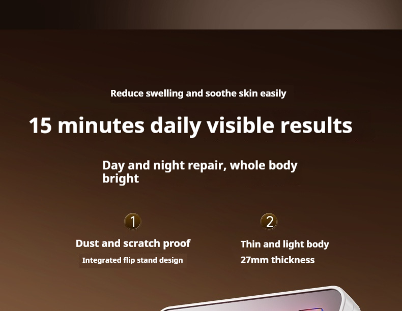 All-in-One LED Light Therapy Panel for Face and Body | At-Home Red & Blue Light Treatment for Clear, Young & Glowing Skin-Lumenessence