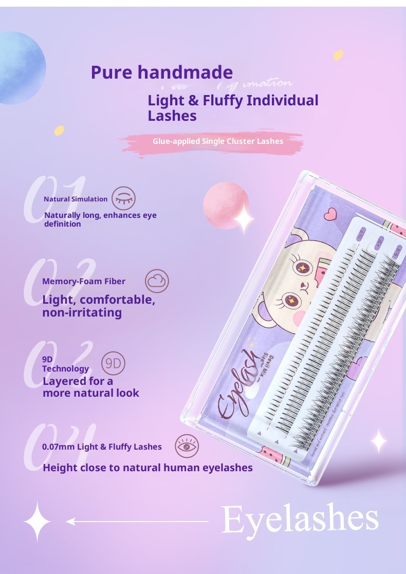 Natural & Wispy Demonic Lash Clusters | Stackable Lower Lash Extensions