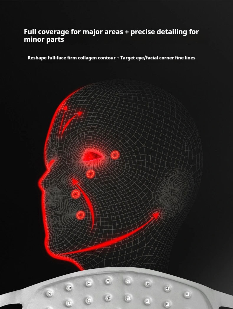 Professional LED Light Therapy & EMS Microcurrent Facial Mask,  Lift, Firm & Glow - Your 7-in-1 At-Home Skin Rejuvenation System