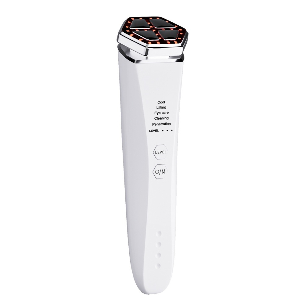 RF Red Light Therapy Facial Device, EMS Microcurrent, Anti-Aging Facial Massager, Cooling & Cleansing Skin Care Tool-Lumenessence